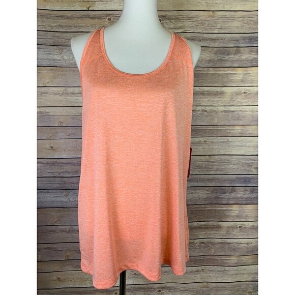 bcg Tops - BCG NWT Womens XL Activewear Tank Space Dyed Coral Racerback Gym Yoga